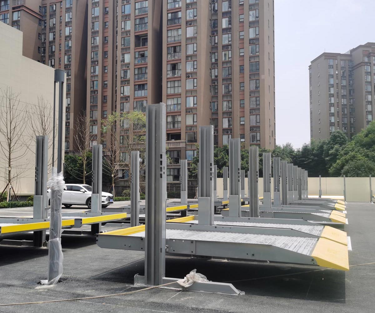 永德双柱升降式机械式立体车库厂家
