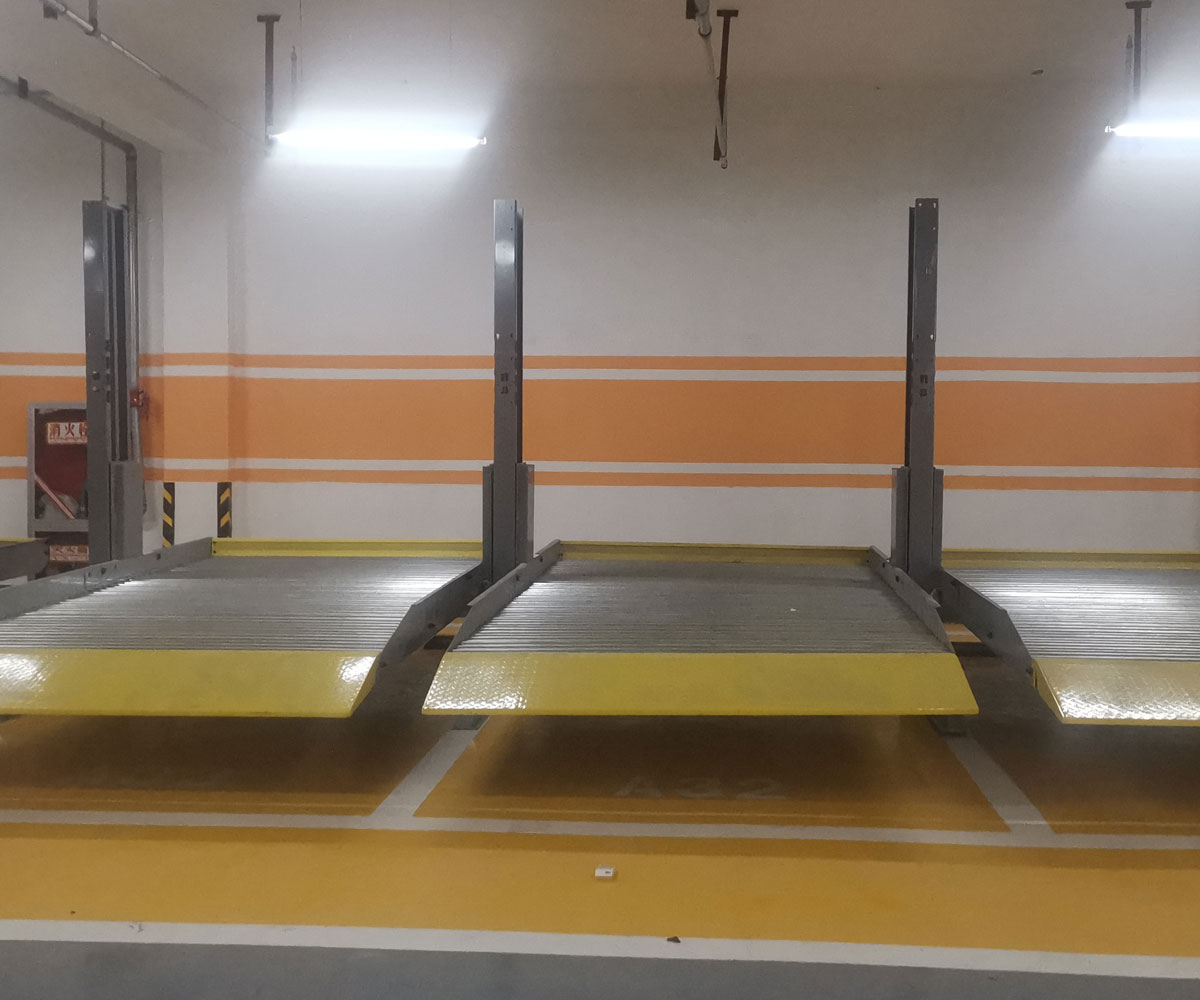 弥渡双层简易升降类立体停车位回收