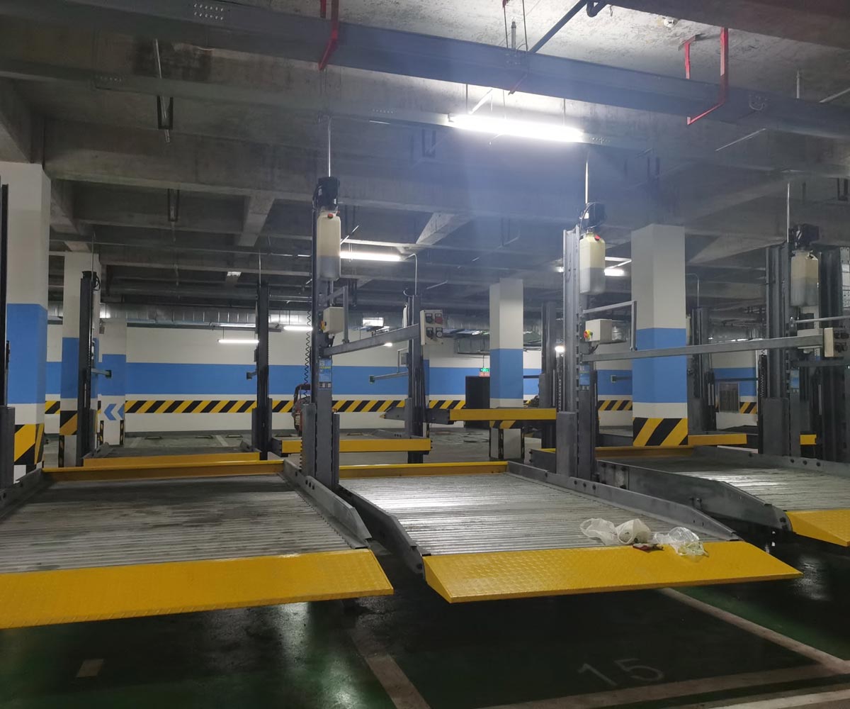双江两柱式机械停车场